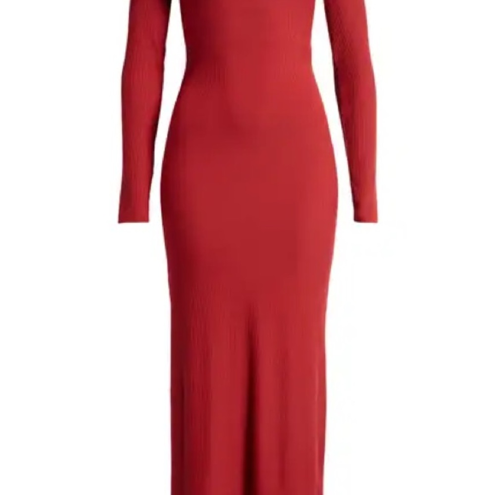 Skims Soft Lounge Long Sleeve Dress